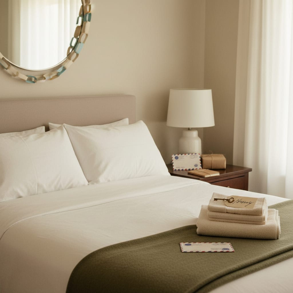 Guest Room Setup for Military Homecomings & Visits