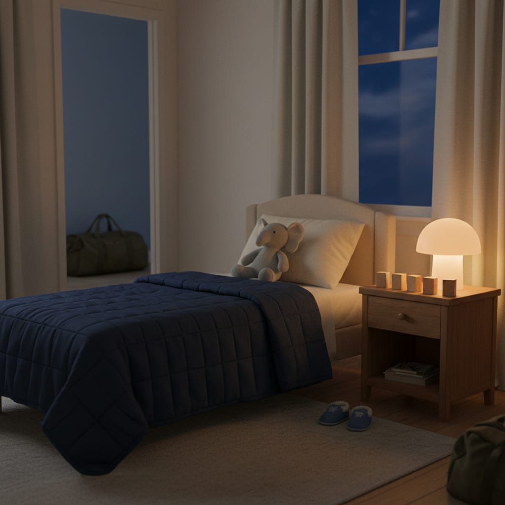 TDY Bedtime: When a Parent Is Home Half the Week